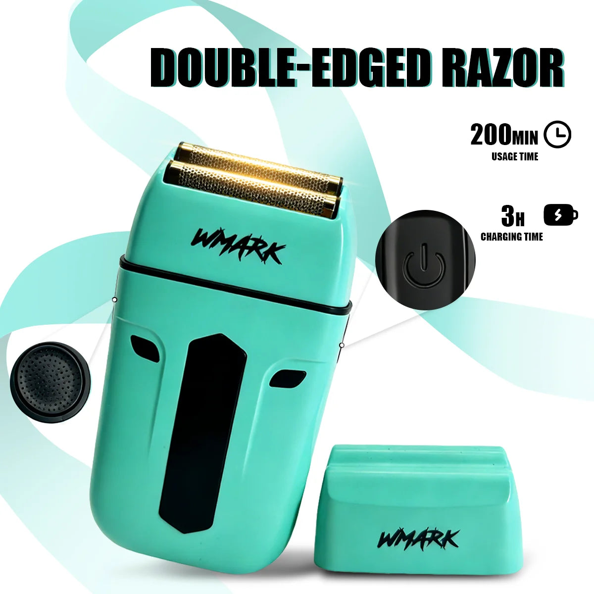 Professional Hair Clipper Shaver Hair Dryers and Spray Bottle Handheld 5 in 1 Barber KIT Gift Box Trimmer for Men NG-8637